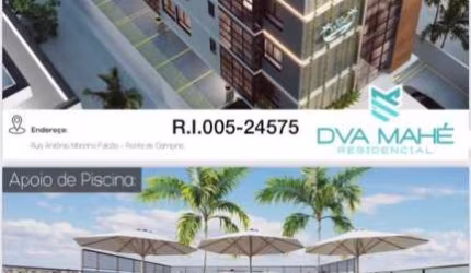 Apartamento com 2 dormitórios à venda, 138 m² por R$ 437.500,00 - Ponta de Campina - Cabedelo/PB