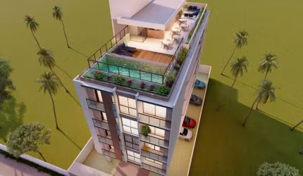 Flat com 1 dormitório à venda, 22 m² por R$ 229.000,00 - Intermares - Cabedelo/PB
