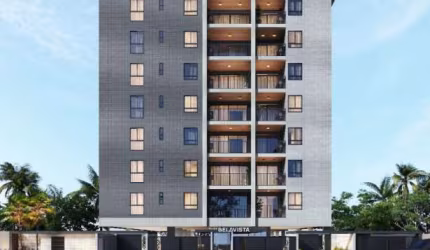 Apartamento com 2 dormitórios à venda, 53 m² por R$ 370.802,30 - Intermares - Cabedelo/PB
