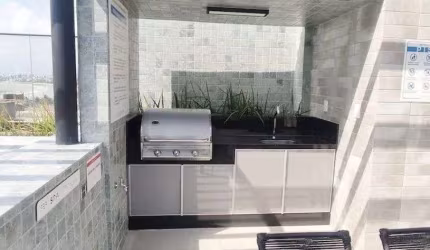 Flat com 1 dormitório à venda, 29 m² por R$ 380.000 - Intermares - Cabedelo/PB
