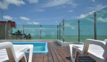 Flat com 1 dormitório à venda, 52 m² por R$ 480.000,00 - Bessa - João Pessoa/PB