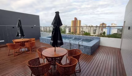 Flat com 1 dormitório à venda, 23 m² por R$ 230.000,00 - Intermares - Cabedelo/PB