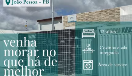 Casa com 2 dormitórios à venda, 56 m² por R$ 168.000,00 - Gramame - João Pessoa/PB