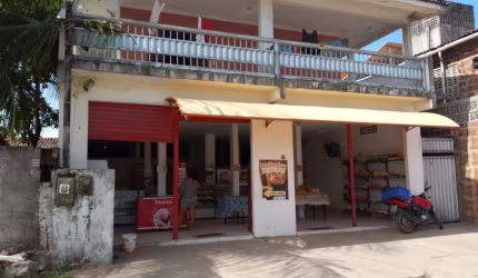 Ponto comercial + Casa no 1º andar com 2 dormitórios à venda por R$ 400.000 - Gramame - João Pessoa/PB