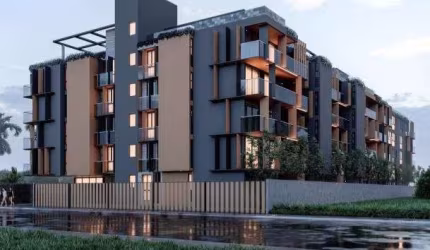 Apartamento com 3 dormitórios à venda, 103 m² por R$ 1.262.421,44 - Areia Dourada - Cabedelo/PB