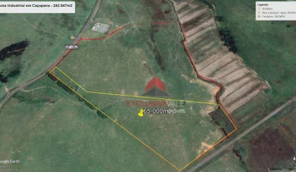 Área à venda, 242.847 m² por R$ 84.996.450 - Jardim Campo Grande - Caçapava/SP