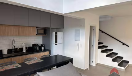 Apartamento tipo Loft Mobiliado com 1 dormitório à venda, 78 m² por R$ 790.000 - Jardim Aquarius - São José dos Campos/SP