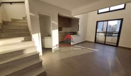 Apartamento com 1 dormitório para alugar, 78 m² por R$ 5.374,00/mês - Parque Residencial Aquarius - São José dos Campos/SP