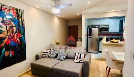 Apartamento com 3 dormitórios à venda, 90 m² por R$ 490.000 - Vila Antônio Augusto Luiz - Caçapava/SP