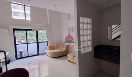 Flat com 1 dormitório para alugar, 70 m² por R$ 4.550,00/mês - Jardim Aquarius - São José dos Campos/SP