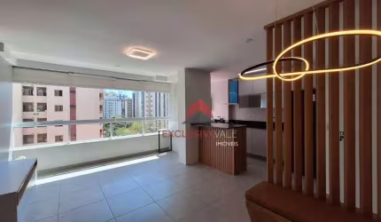 Apartamento com 1 dormitório para alugar, 48 m² - Jardim Aquarius - São José dos Campos/SP