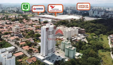 Apartamento com 2 dormitórios, 61 m² - Jardim Oriente - São José dos Campos/SP
