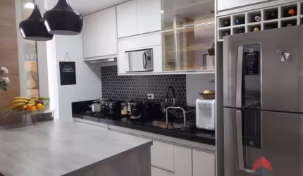 Apartamento de 2 dormitórios com bela decoração e móveis planejados - pronto para morar, no Parque Industrial