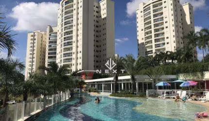 Apartamento com 3 dormitórios à venda, 113 m² por R$ 1.500.000,00 - Edifício Resort Tamboré - Santana de Parnaíba/SP