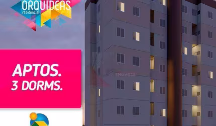 Apartamento com 3 dormitórios à venda, 64 m² por R$ 260.000,00 - Jardim Das Orquídeas - Americana/SP