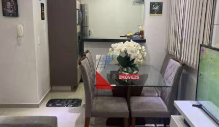 Lindo apartamento no Cond. Asteca com 2 dormitórios à venda, 50 m² por R$ 210.000 - Loteamento Industrial Machadinho - Americana/SP