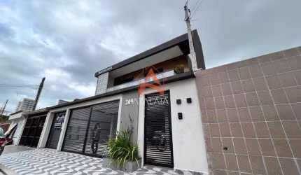 Casa de Condomínio com 2 dorms, Maracanã, Praia Grande - R$ 300 mil, Cod: 1497