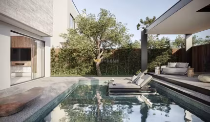 Casa em condomínio com 3 suítes, quintal com 100m² à venda, 250 m² por R$ 1.901.