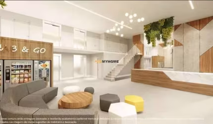 Apartamento com 1 dormitório à venda, 34 m² por R$ 336.000,00 - Centro - Curitib