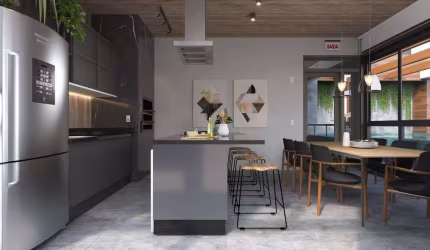 Apartamento com 2 dormitórios no L’Aquamarine Residence no bairro Fazenda, Itajaí - SC