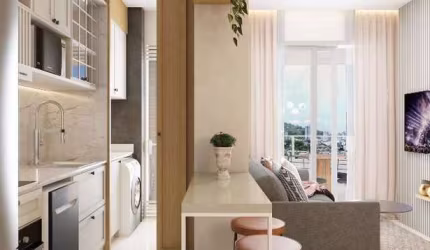 Apartamento com 2 dormitórios no L’Aquamarine Residence no bairro Fazenda, Itajaí - SC