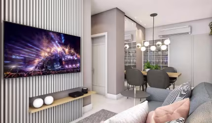 Apartamento com 2 dormitórios no L’Aquamarine Residence no bairro Fazenda, Itajaí - SC