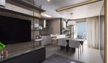 Apartamento com 2 dormitórios no Condomínio Essência Residence no bairro Fazenda em Itajaí - SC