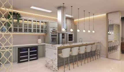 Apartamento com 3 dormitórios no L’Aquamarine Residence no bairro Fazenda, Itajaí - SC