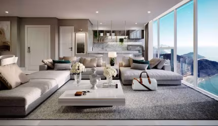 Apartamento à venda com 05 suítes no centro de Balneário Camboriú.