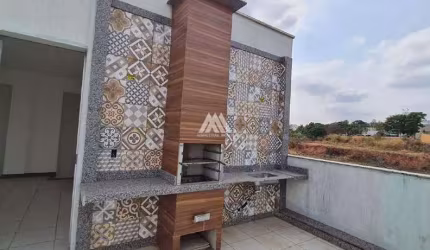 Vendo cobertura em Itaúna com 03 quartos, área de churrasco e com garagem em ótima localização