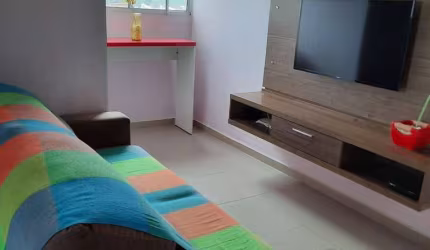 Apartamento com 2 dormitórios à venda por R$ 240.000,00 - Parque Estoril - Bertioga/SP