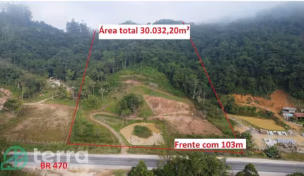 Terreno comercial à venda no Diamante, Rodeio  por R$ 750.000