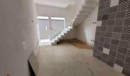 Sobrado com 2 dormitórios à venda, 54 m² por R$ 345.000,00 - Vila Caiçara - Praia Grande/SP