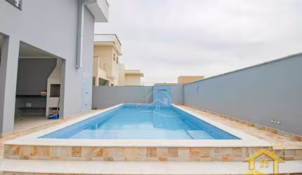 Casa Sobrado à venda com piscina, 3 quarto(s),  sendo 3 suíte(s)  no bairro Bougainville Residencial IV, 0 metros da praia, Peruíbe-SP