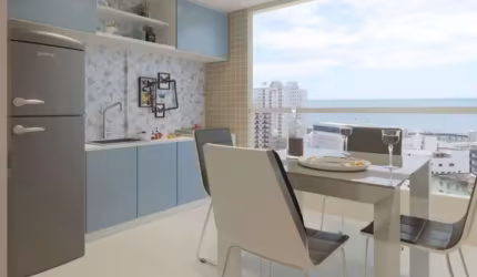 'Apartamento 1 Quarto  à Venda no Bairro Ocian , Praia Grande - Prioximo ao Mar Imobiliaria Consulte Imóveis'