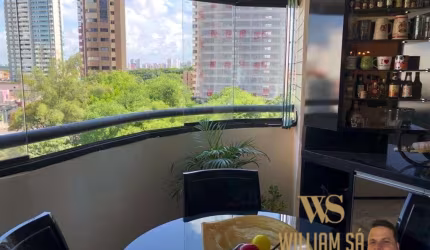 Apartamento 3 suites 140 metros com todos os moveis porteira fechada em frente a praca martins dourado em Cocó, Fortaleza/CE