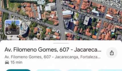 Casa Padrão ideal para comércio em frente ao centro fastio com 100 metros  bairro jacarecanga em Fortaleza-CE
