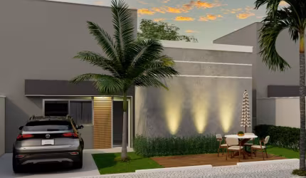 Linda Casa Com 3/4 sendo 1 Suíte.