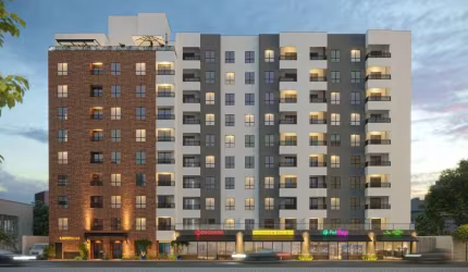 Lumy Brick | Constutora Lumy | Construção | 30 metros | 01 dormitório | com varanda | sem vaga
