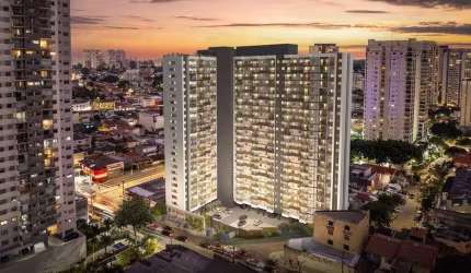 Mérito Vila Mascote | Construtora Cury | Construção | 47 metros | 02 dormitórios | suíte | varanda | 01 vaga
