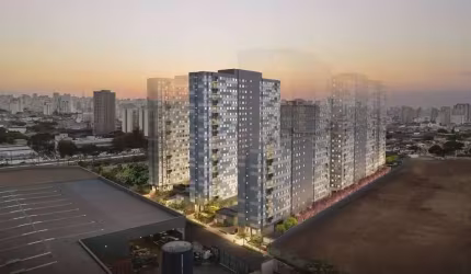 Cidade Mooca Navona | Construtora Cury | Construção | 45 metros | 02 dormitórios | suíte | varanda | 01 vaga