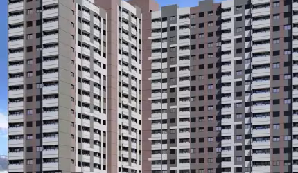 Upside Home Resort Santo André | Construtora Factus | Construção | 42 metros | 02 dormitórios | suíte | varanda | 01 vaga