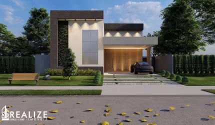 EXCELENTE CASA À VENDA NO ALPHAVILLE COM 215M² DE ÁREA CONSTRUÍDA, 3 SUÍTES.