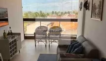 Vendo Apartamento com vista para o mar,  53 m², 2 quartos s/ 1 suíte, sala p/ ambientes e 1 vaga