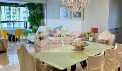 Vendo apto de alto padrão, com todos os móveis planejados, 216m2, vista mar, varanda gourmet, 4 sts, 4 vagas