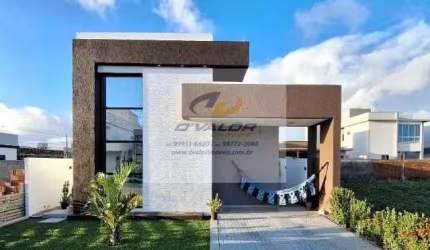 Vendo Casa, em Condomínio Fechado, com 100 m², 3 quartos s/ 1 suíte, sala ampla e 2 vagas