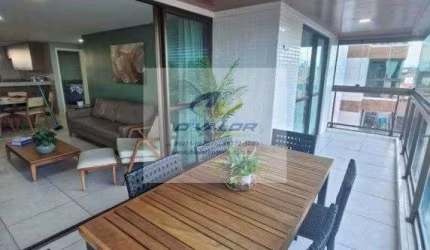 Vendo Apartamento com 130 m², 4 quartos s/ 2 suítes, sala p/ 2 ambientes e 2 vagas