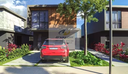 Vendo Casas em Condomínio Fechado de 135 m² a 180 m², 3 suítes, escritório e 2 vagas