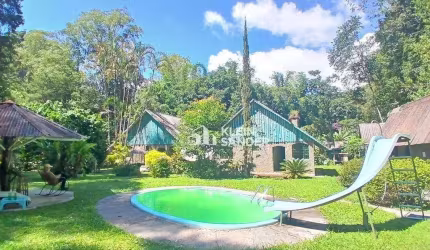 Chácara com 2 Chalés à venda, 3357 m² por R$ 550.000 - Lumiar - Nova Friburgo/RJ