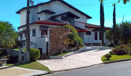 Casa com 4 dormitórios à venda, 360 m² por R$ 2.500.000,00 - Condomínio Estância Marambaia - Vinhedo/SP
